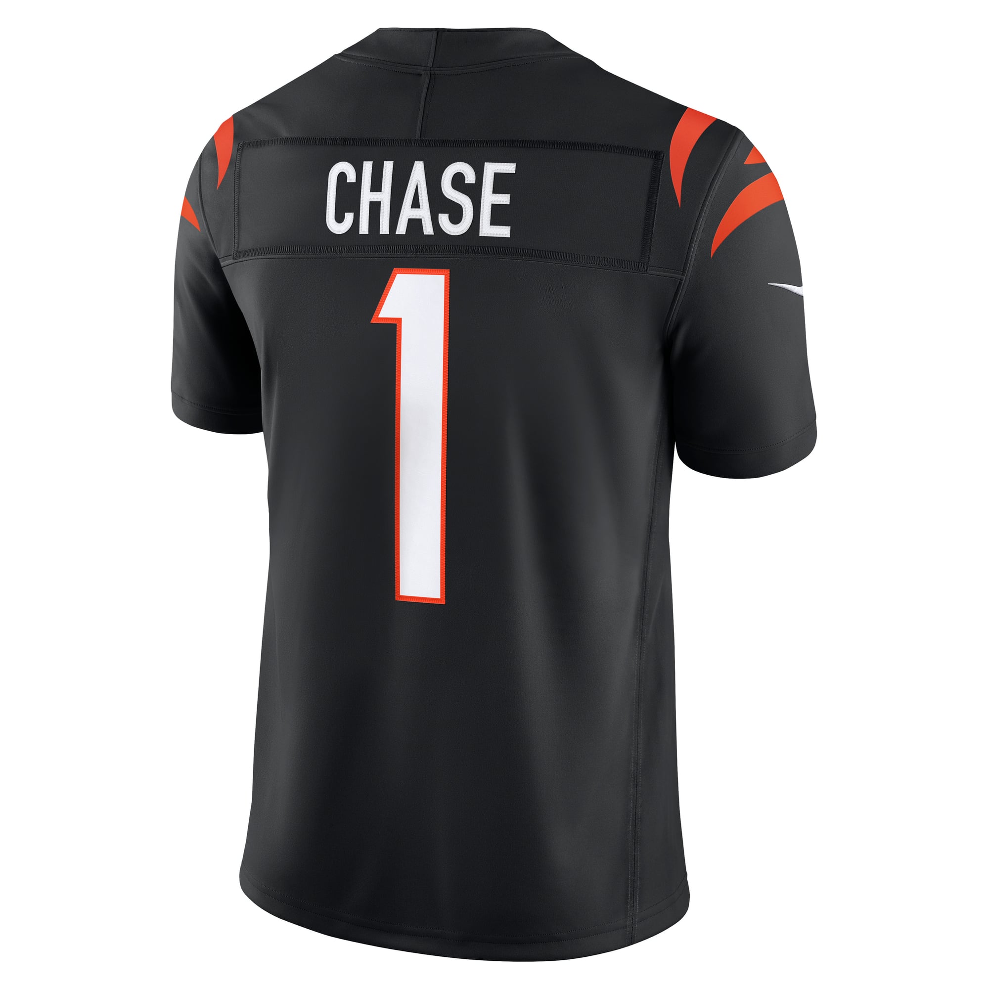 Maillot Nike Ja'Marr Chase noir Cincinnati Bengals Team Vapor F.U.S.E. édition limitée cousue