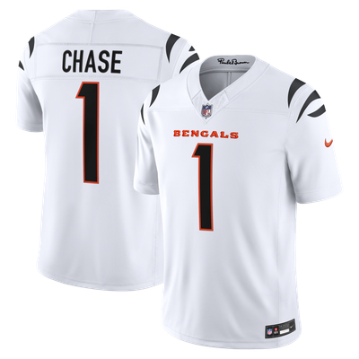 Ja'Marr Chase Cincinnati Bengals Nike Vapor F.U.S.E. Stitched Limited Jersey - White