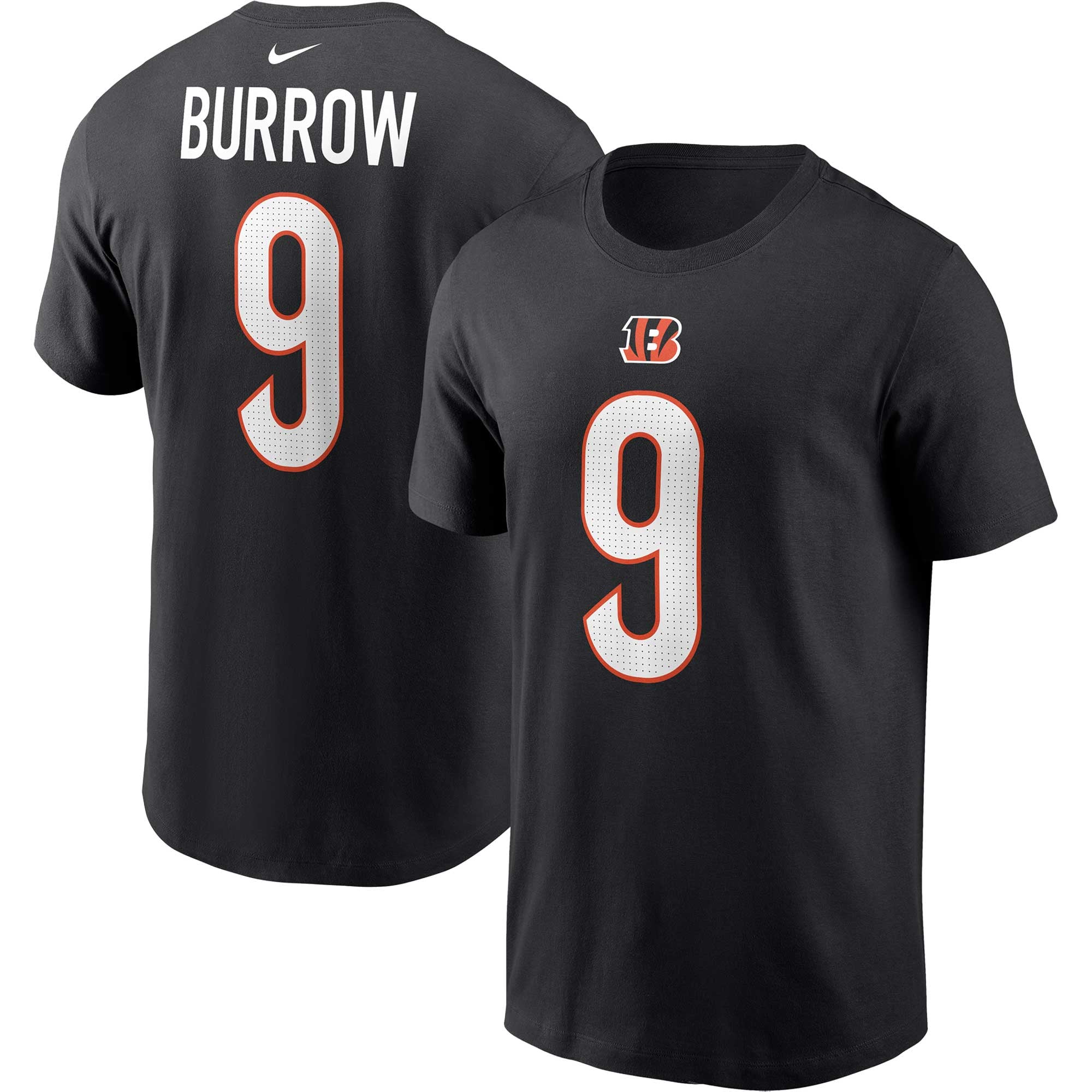 Men's Nike Joe Burrow Cincinnati Bengals Name & Number T-Shirt