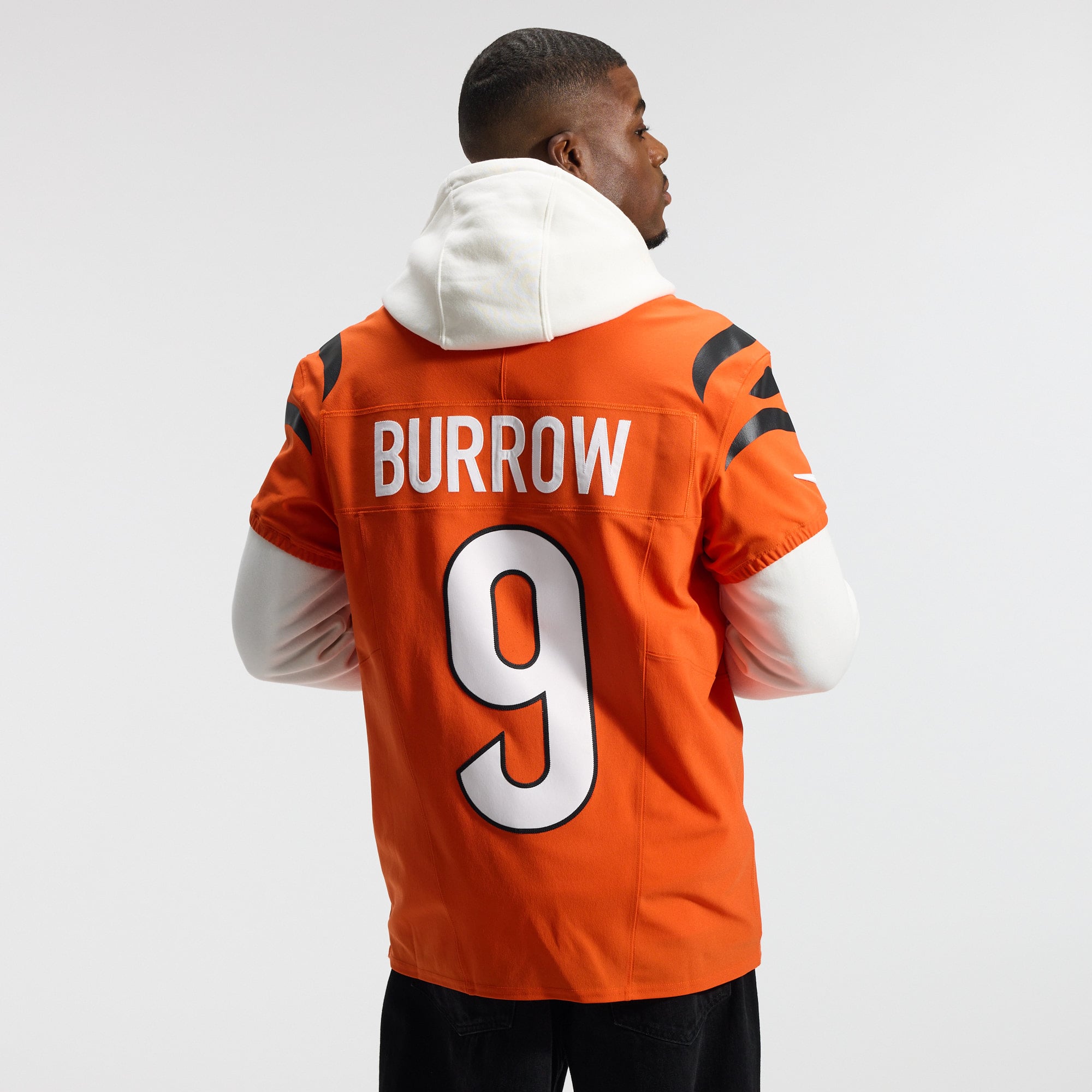 Men's Nike Joe Burrow Cincinnati Bengals Team Vapor F.U.S.E. Elite Jersey
