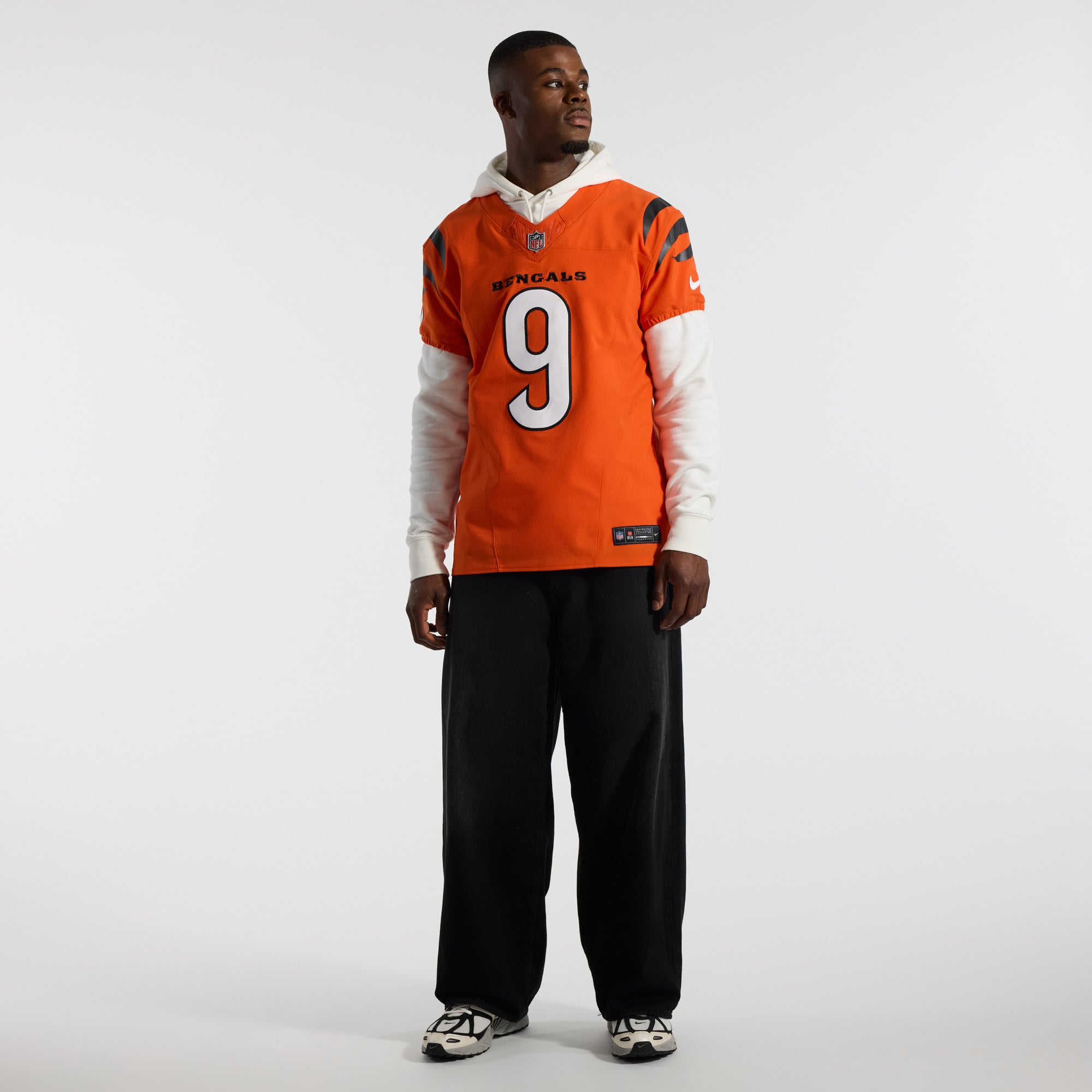 Men's Nike Joe Burrow Cincinnati Bengals Team Vapor F.U.S.E. Elite Jersey
