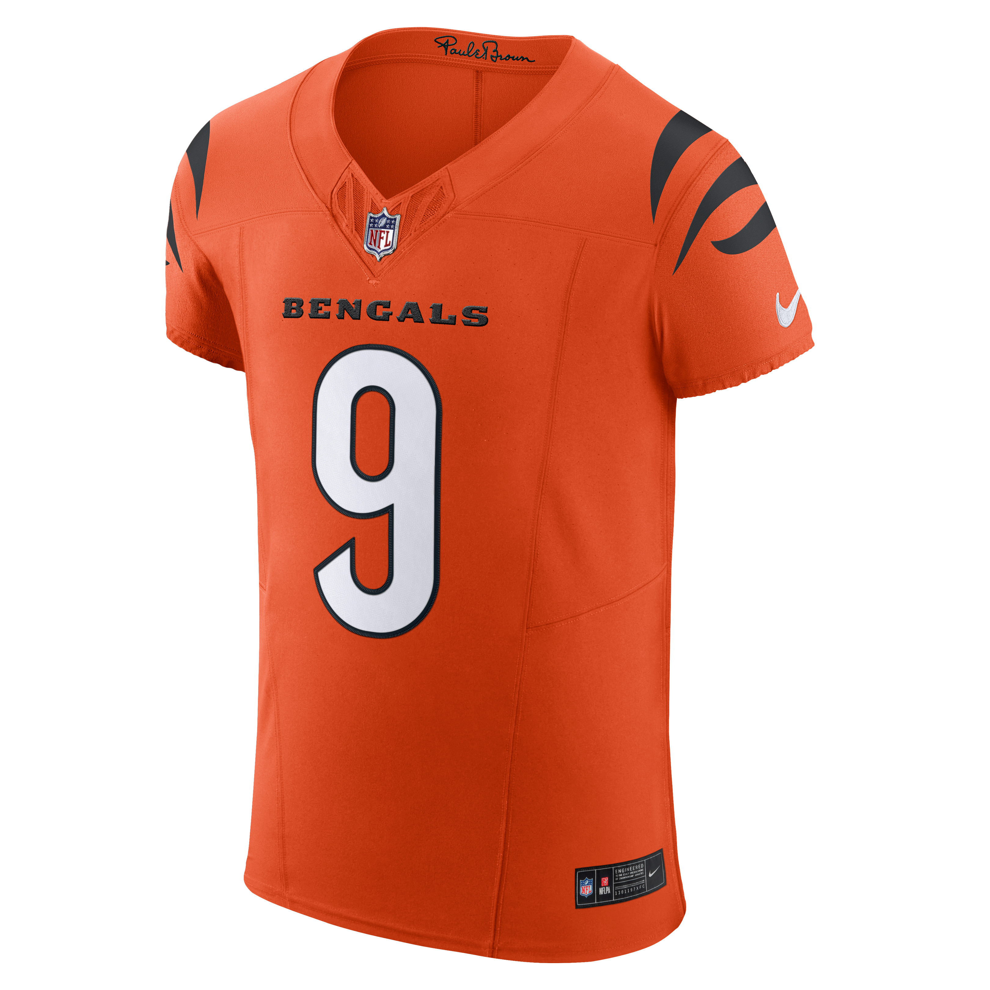 Men's Nike Joe Burrow Cincinnati Bengals Team Vapor F.U.S.E. Elite Jersey