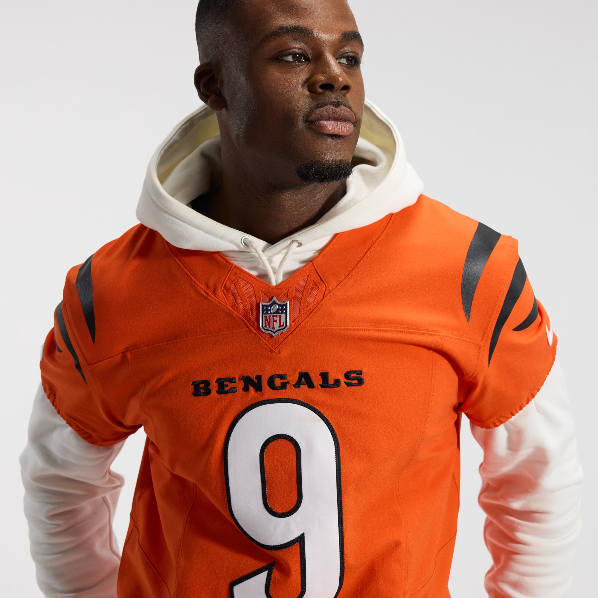 Men's Nike Joe Burrow Cincinnati Bengals Team Vapor F.U.S.E. Elite Jersey