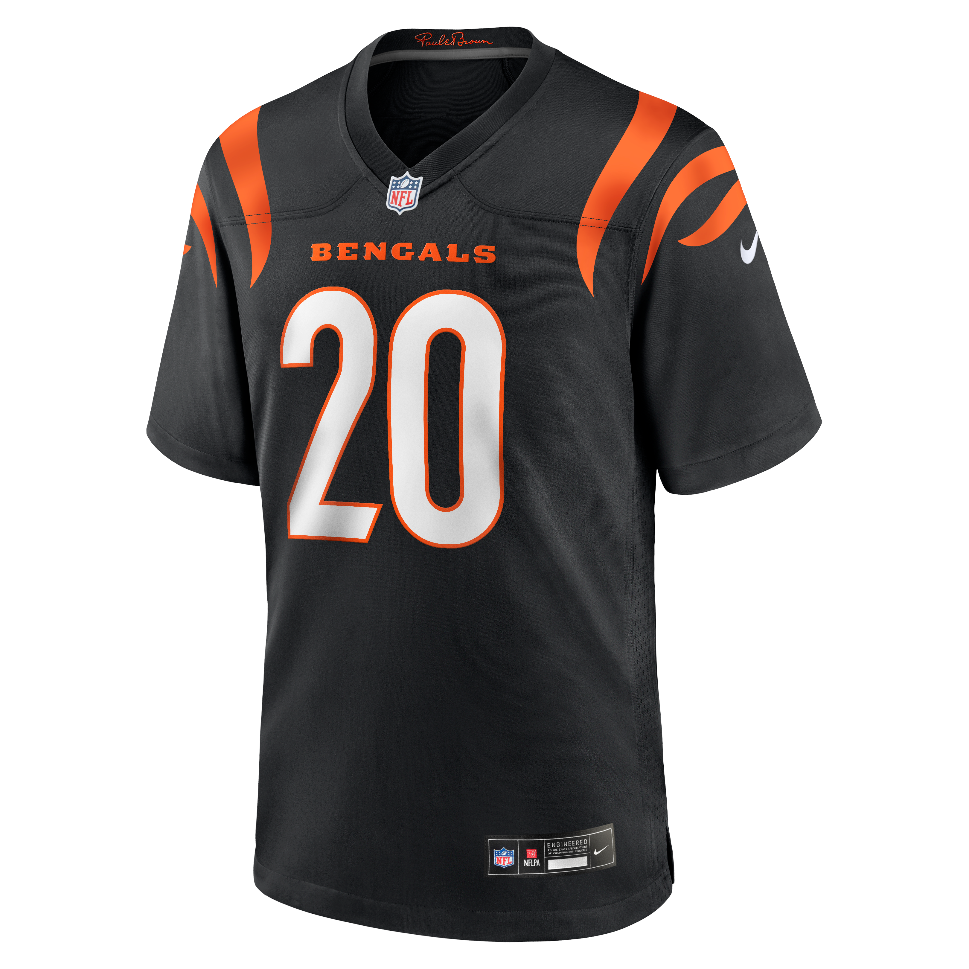 Men's Nike Lemar Parrish Black Cincinnati Bengals Team Retired Game Jersey