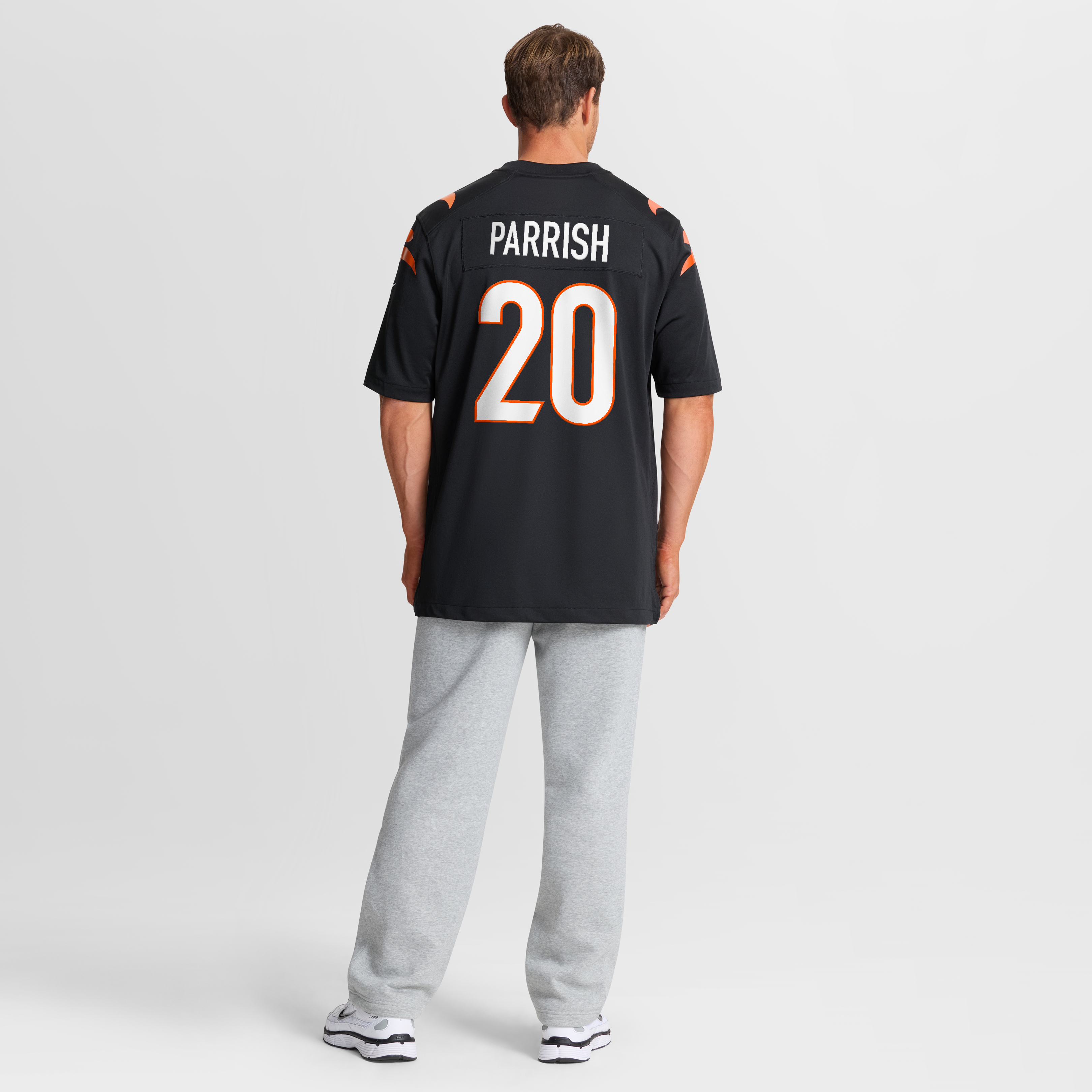 Men's Nike Lemar Parrish Black Cincinnati Bengals Team Retired Game Jersey