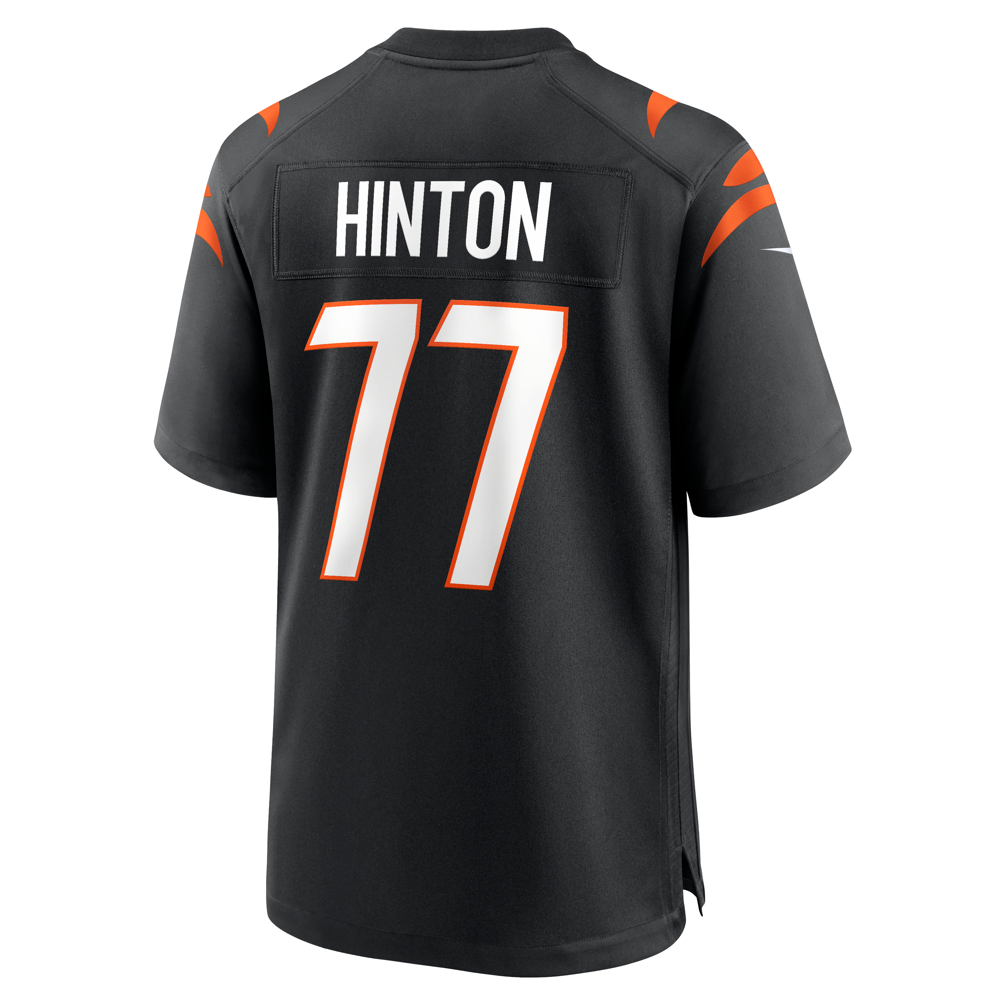 Maillot de match Nike Myles Hinton noir pour homme, équipe des Bengals Cincinnati