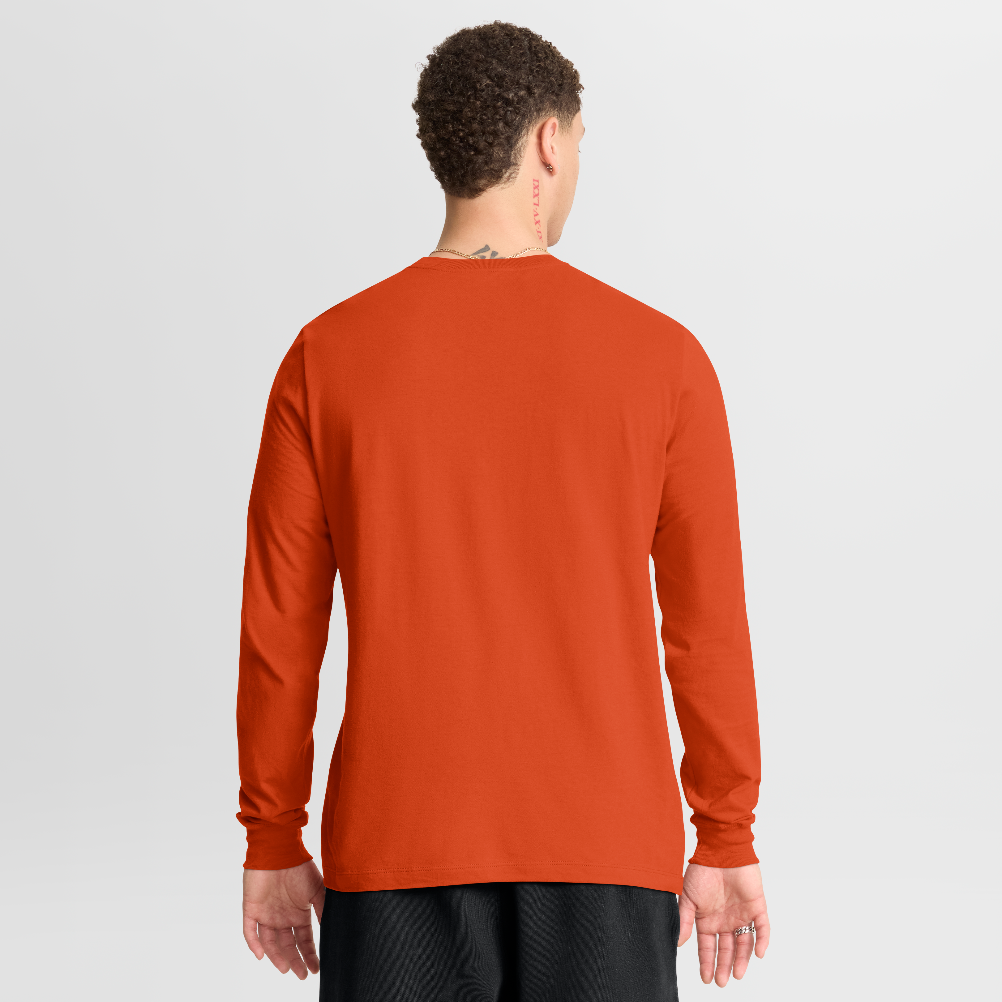 T-shirt à manches longues en coton essentiel Nike orange Cincinnati Bengals Always Prepared pour homme