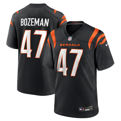Swayze Bozeman Cincinnati Bengals Nike Team Game Jersey - Black