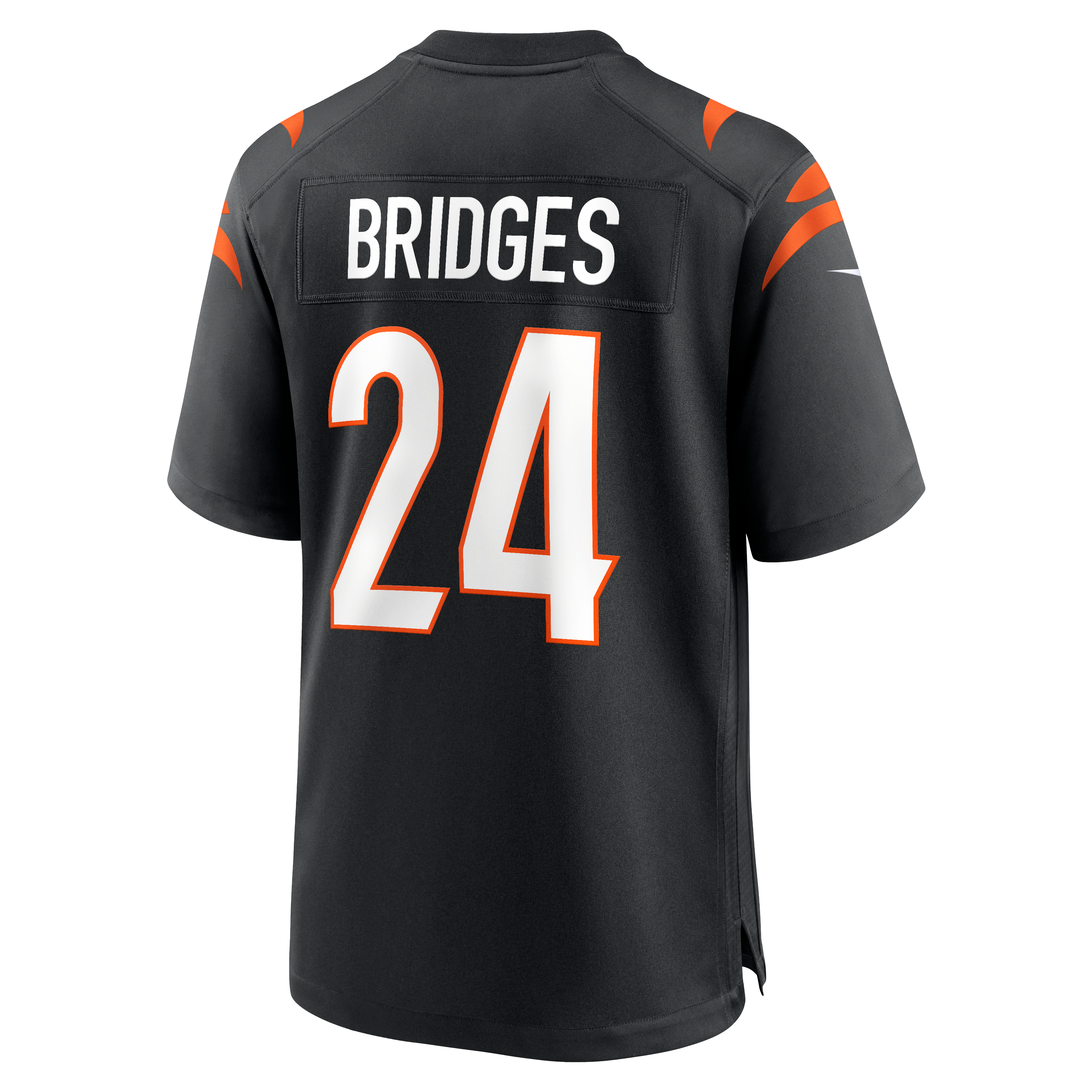 Maillot de match Nike Trikweze Bridges noir pour homme, équipe des Bengals Cincinnati