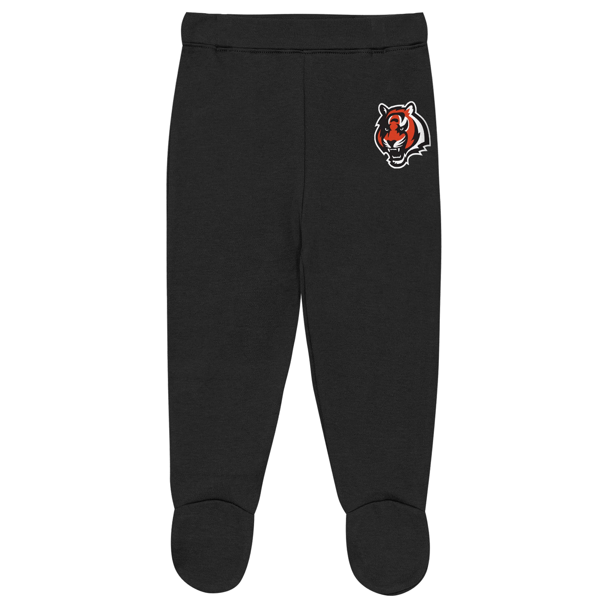 Ensemble pantalon et bonnet 3 pièces Outerstuff Heather Gray Cincinnati Bengals Huddles & Giggles pour nouveau-né