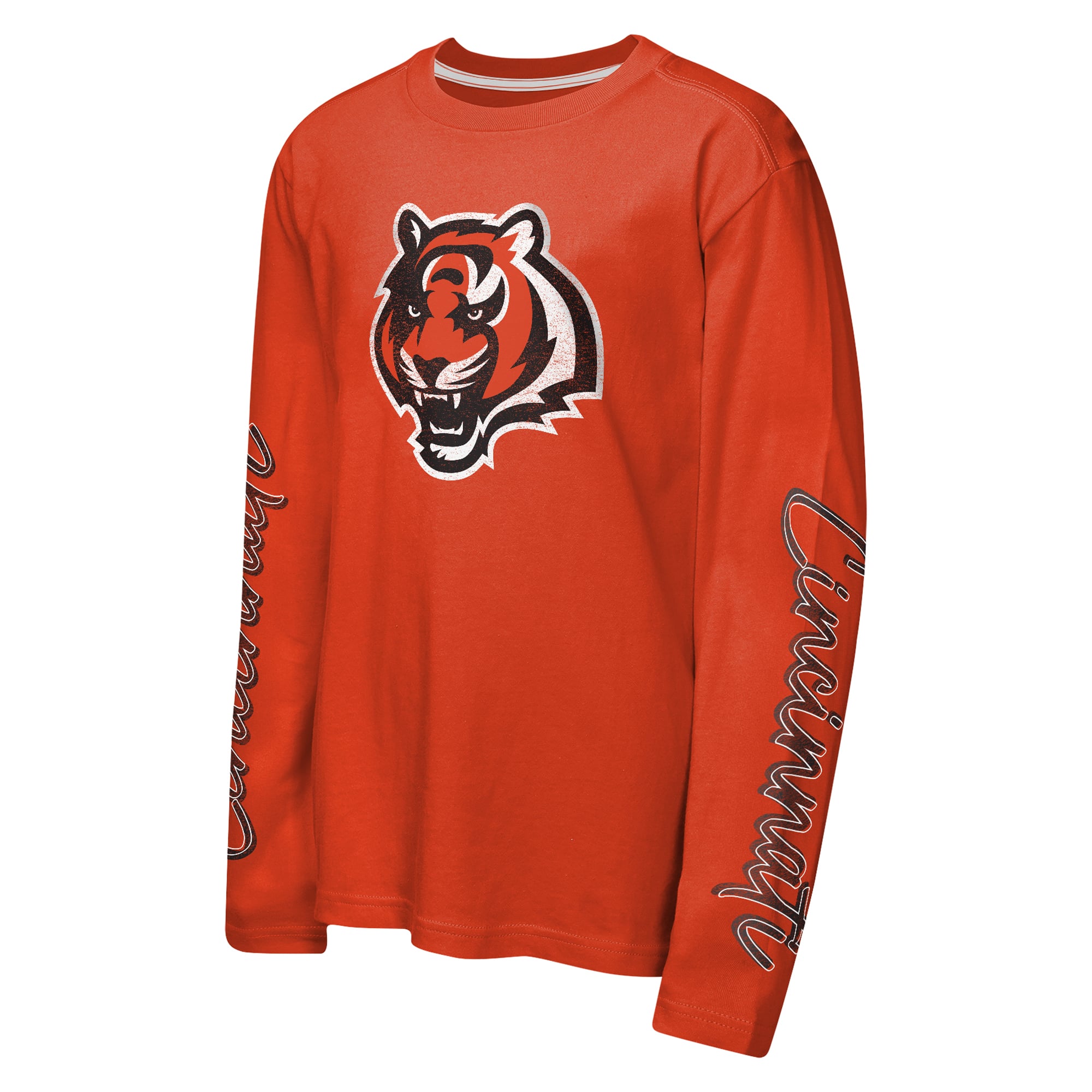 Preschool Outerstuff Black/Orange Cincinnati Bengals Motion Combo Set