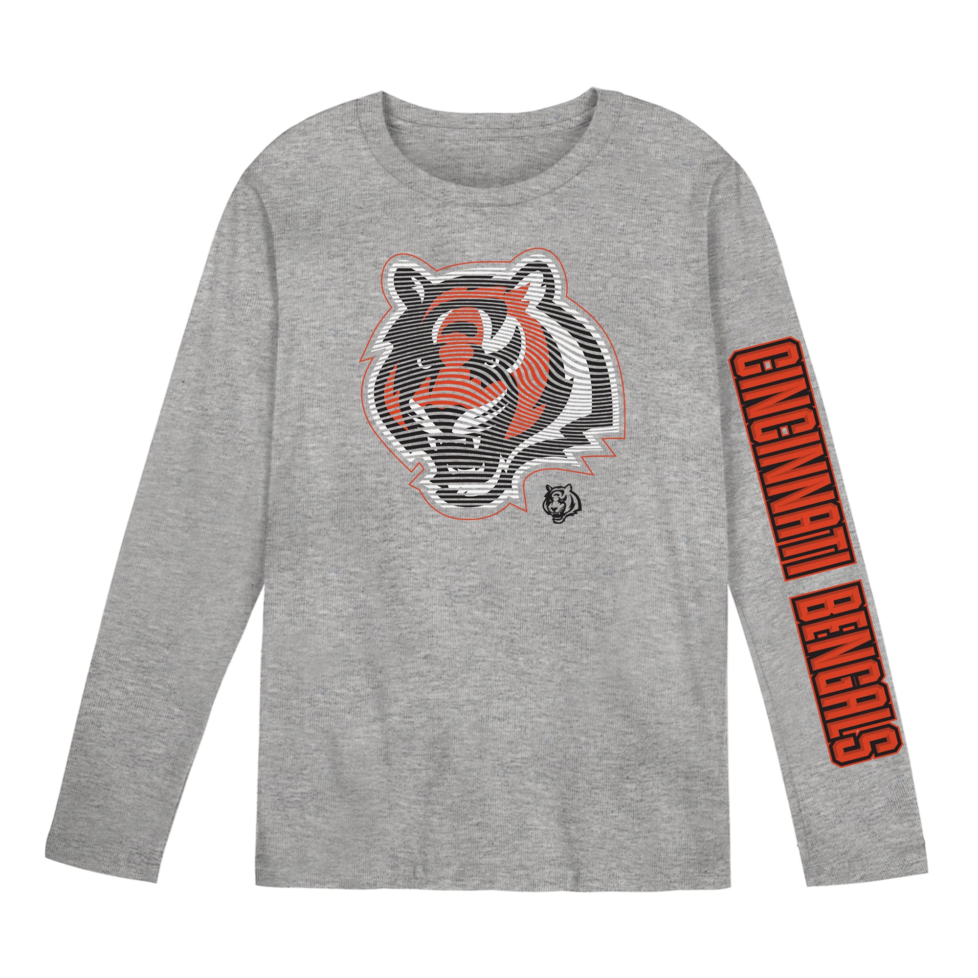 T-shirt à manches longues gris Outerstuff Cincinnati Bengals Air Raid pour enfants d'âge préscolaire