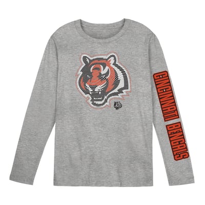 Cincinnati Bengals Outerstuff Preschool Air Raid Long Sleeve T-Shirt - Gray
