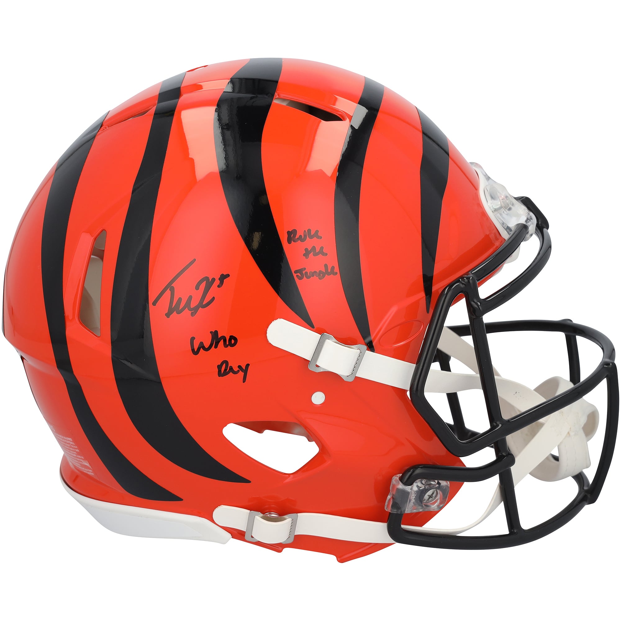 Tee Higgins Cincinnati Bengals Autographed Riddell Speed Authentic Helmet with Multiple Inscriptions - Limited Edition of 10