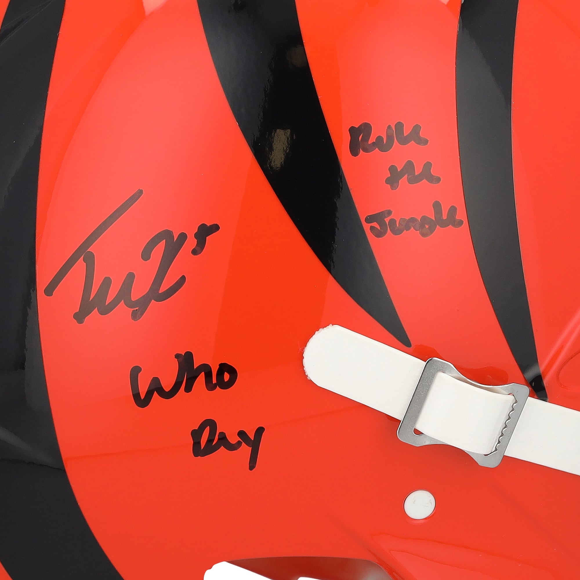 Tee Higgins Cincinnati Bengals Autographed Riddell Speed Authentic Helmet with Multiple Inscriptions - Limited Edition of 10