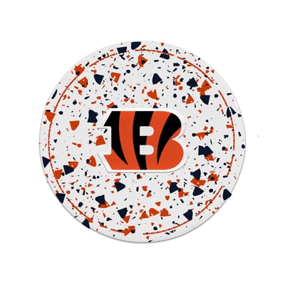 Cincinnati Bengals The Memory Company Circle Ceramic Coaster Set