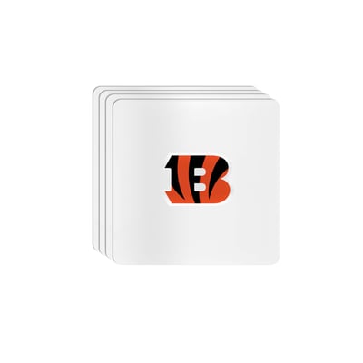Cincinnati Bengals The Memory Company Square Ceramic Coaster Set