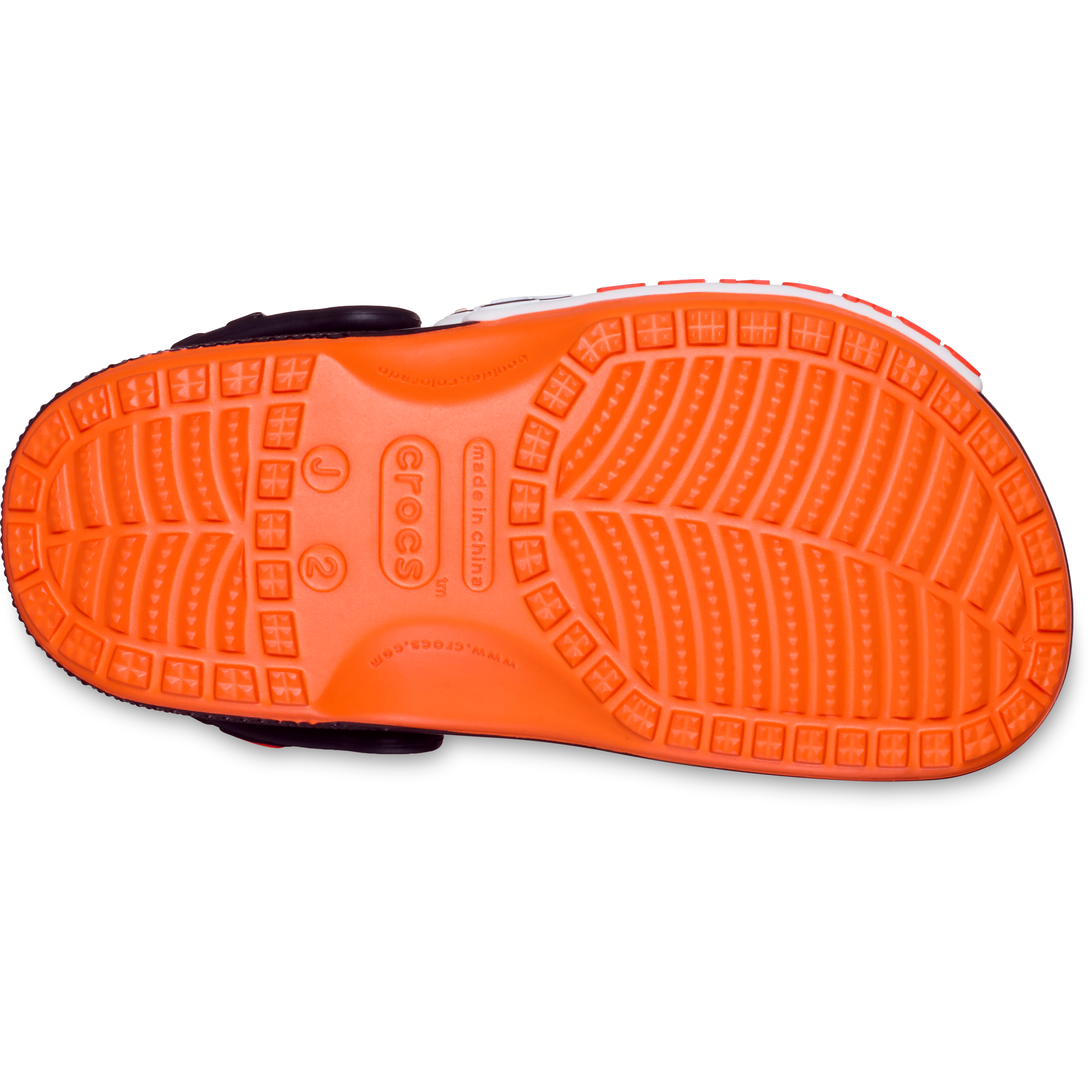 Sabots classiques Crocs noirs pour tout-petits, aux couleurs des Bengals de Cincinnati