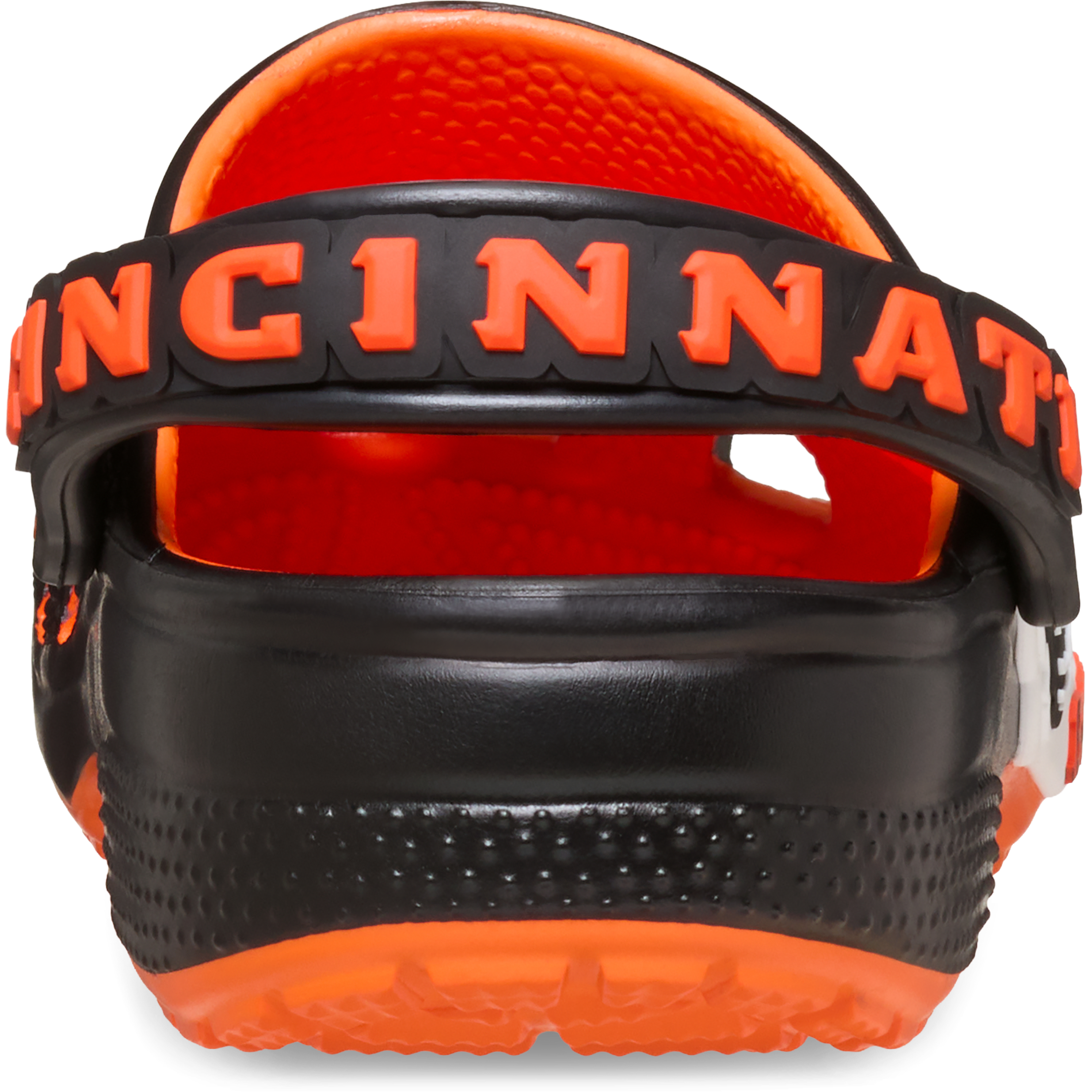 Sabots classiques Crocs noirs pour tout-petits, aux couleurs des Bengals de Cincinnati