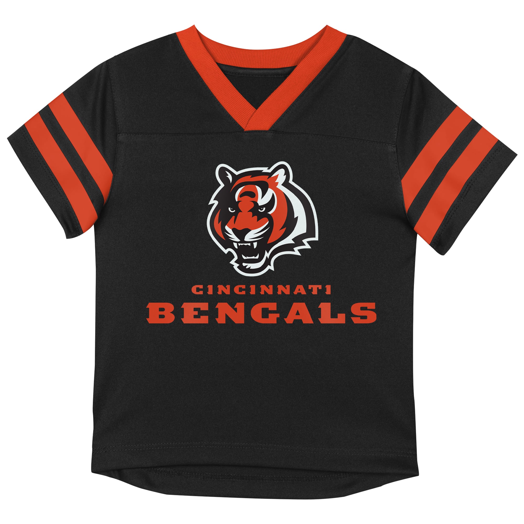 Toddler Outerstuff Black/Orange Cincinnati Bengals Red Zone Jersey Top & Pants Set