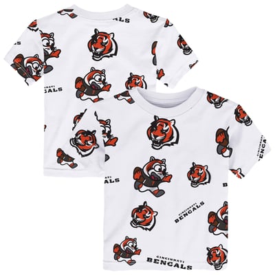 Cincinnati Bengals Outerstuff Toddler Mascot Play T-Shirt - White