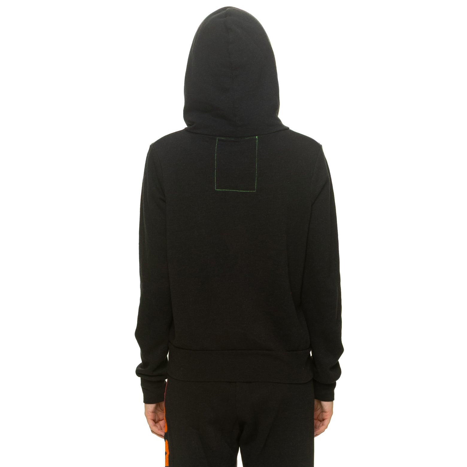 Sweat à capuche unisexe Aviator Nation noir Cincinnati Bengals en mélange de trois matières, fermeture éclair intégrale