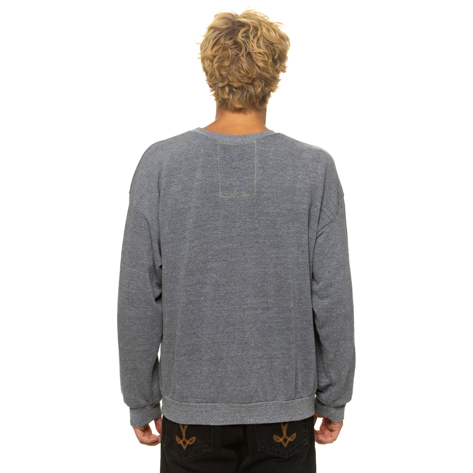 Sweat-shirt unisexe Aviator Nation gris chiné Cincinnati Bengals, coupe décontractée, en mélange de trois matières.