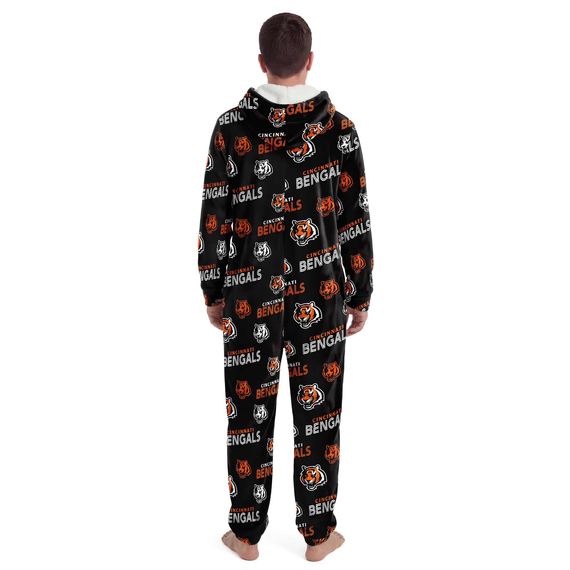 Unisex Concepts Sport Black Cincinnati Bengals Sidekick Union Suit