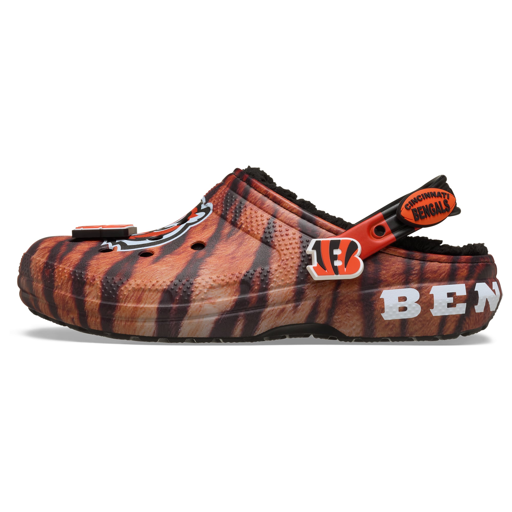 Sabots Crocs unisexes Cincinnati Bengals Classic doublés