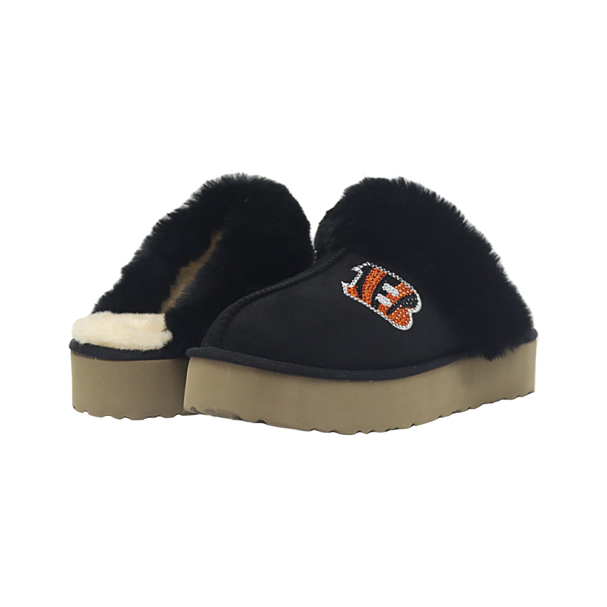 Pantoufles unisexes Cuce aux couleurs de l'équipe des Bengals Cincinnati