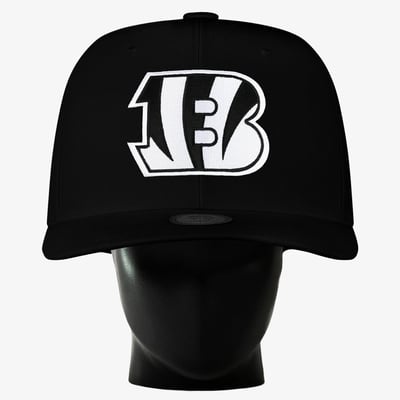 Cincinnati Bengals Noggin Boss Unisex Big Hat - Black