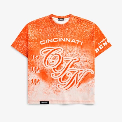 Cincinnati Bengals Off Season Unisex Jumbo Print Graphic T-Shirt - Orange