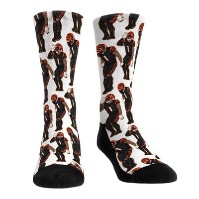 Ja'Marr Chase Cincinnati Bengals Rock Em Unisex Player Celebration Crew Socks - 