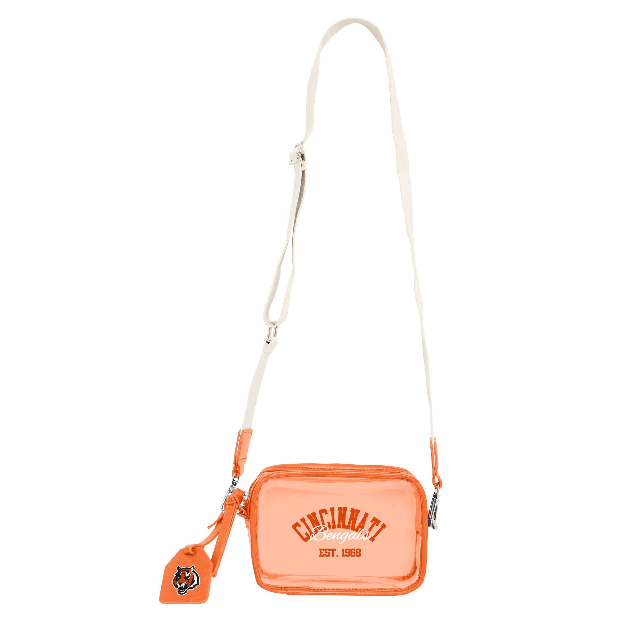 Sac bandoulière transparent WEAR by Erin Andrews Cincinnati Bengals