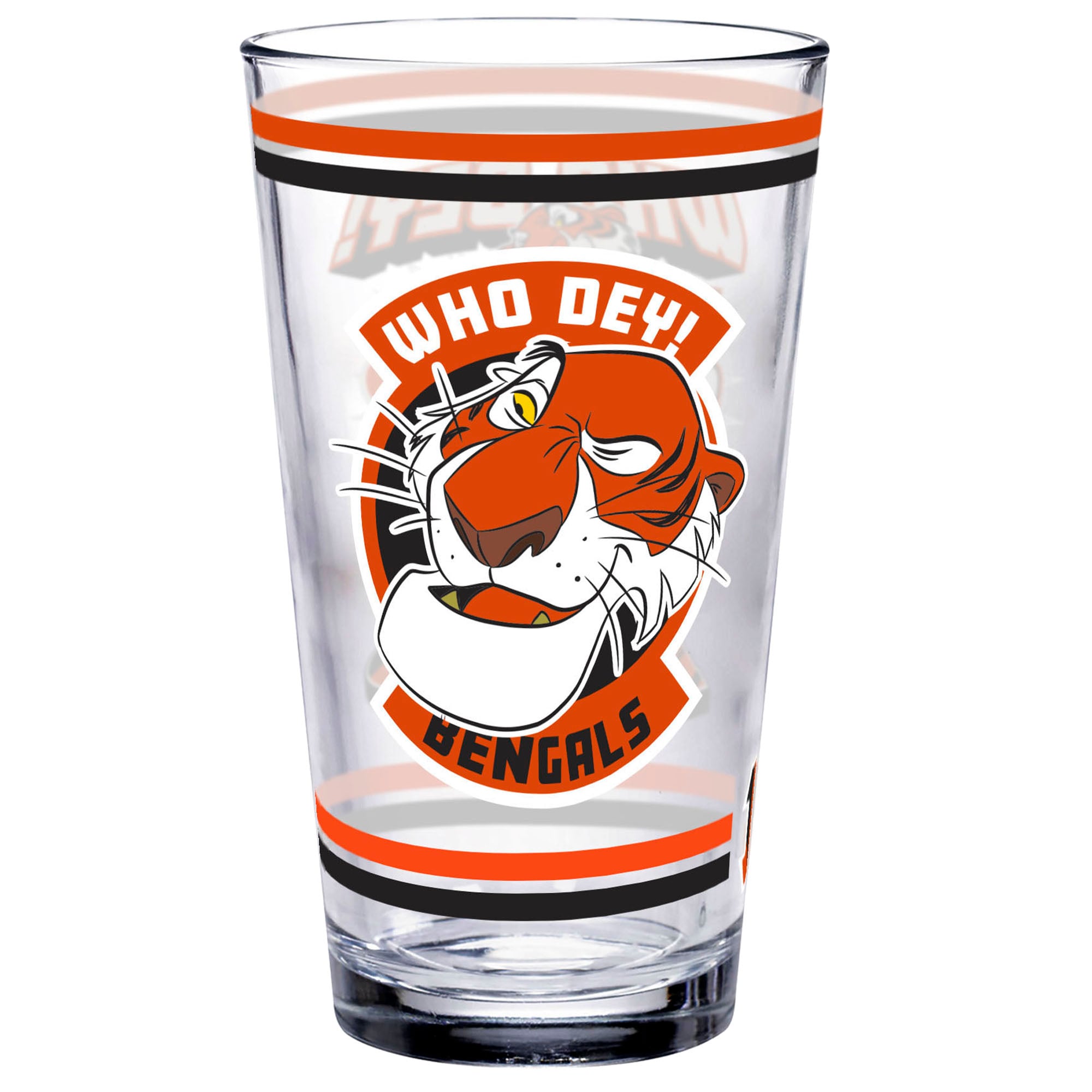 Verre à pinte WinCraft Cincinnati Bengals Disney x NFL Shere Khan 473 ml (16 oz).