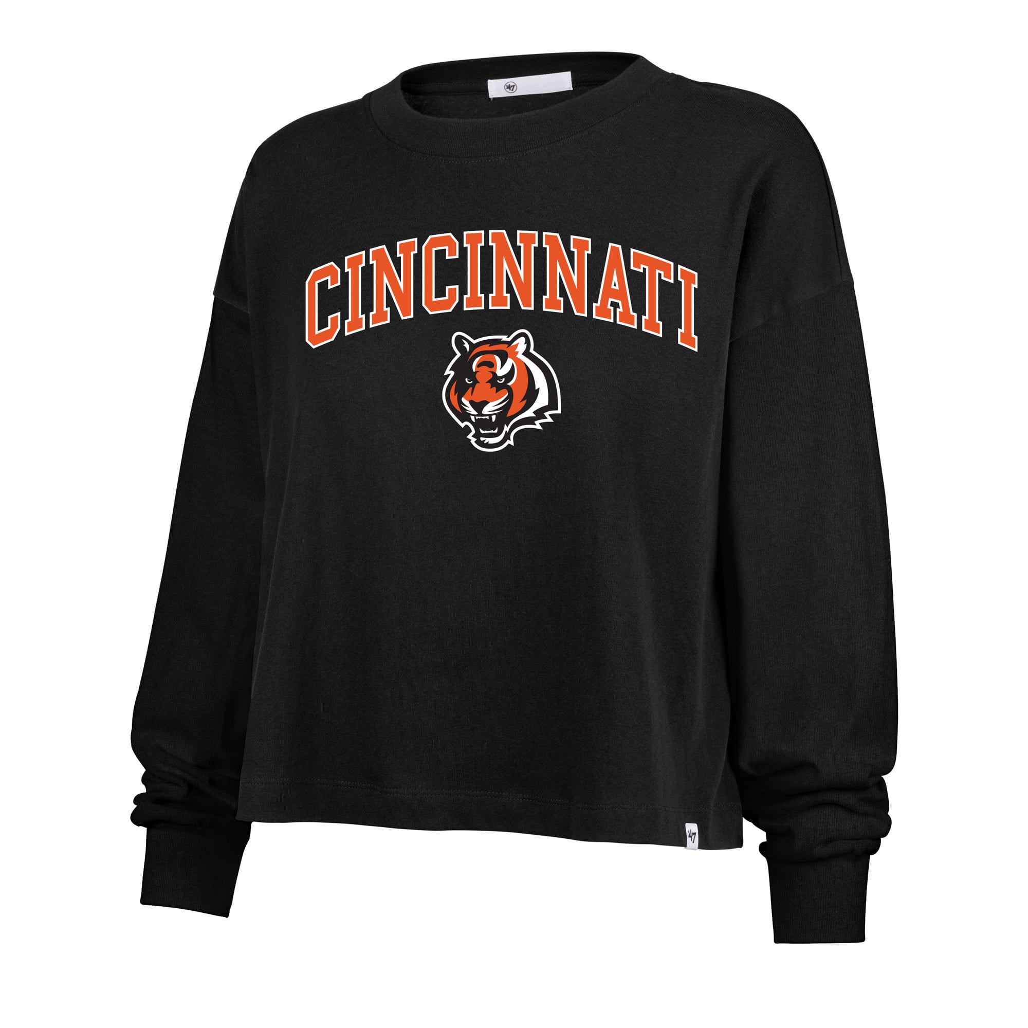 T-shirt de match Sydney Arch pour femmes, modèle '47 Black Cincinnati Bengals, grande taille