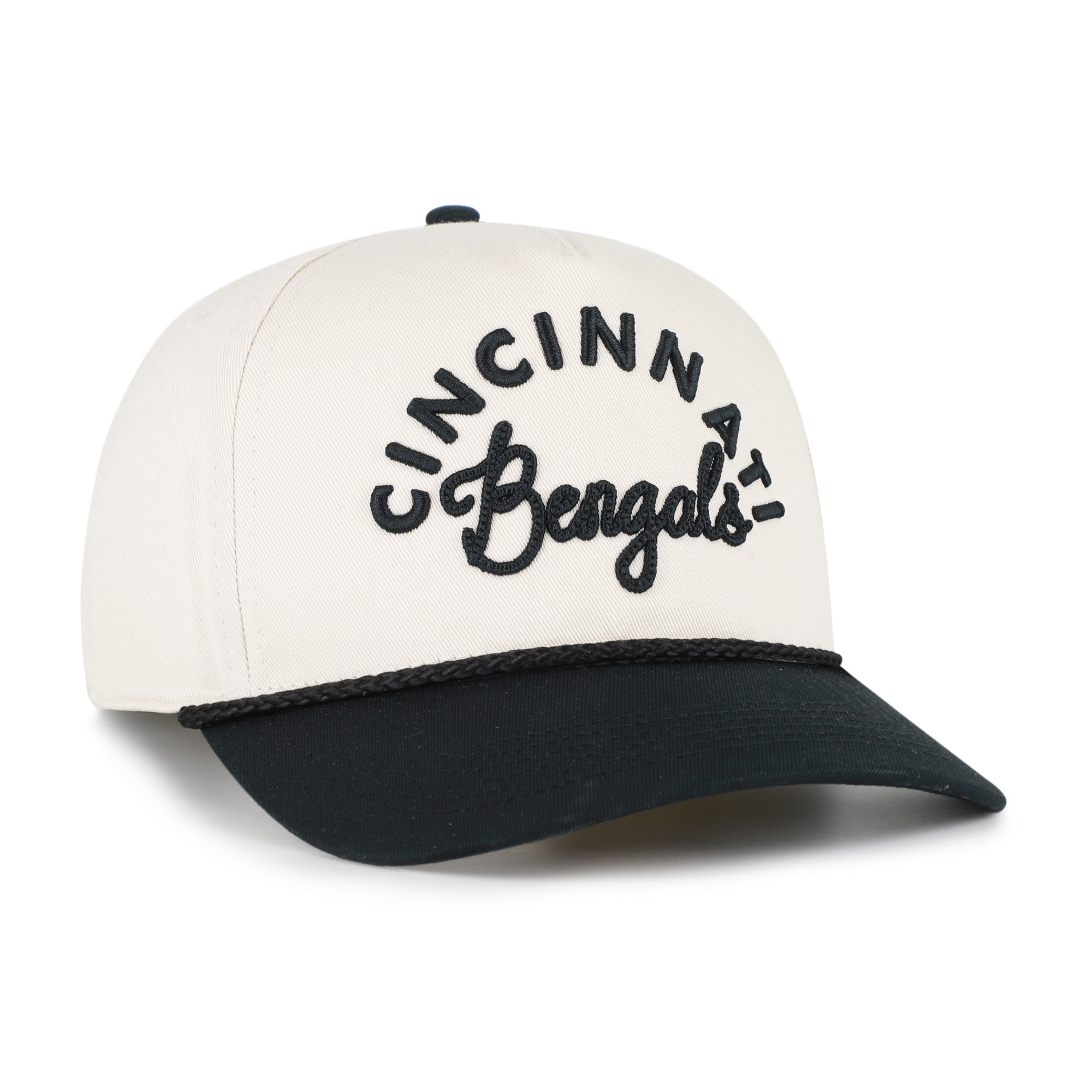 Casquette ajustable pour femme '47 Natural Cincinnati Bengals Rope Script Hitch