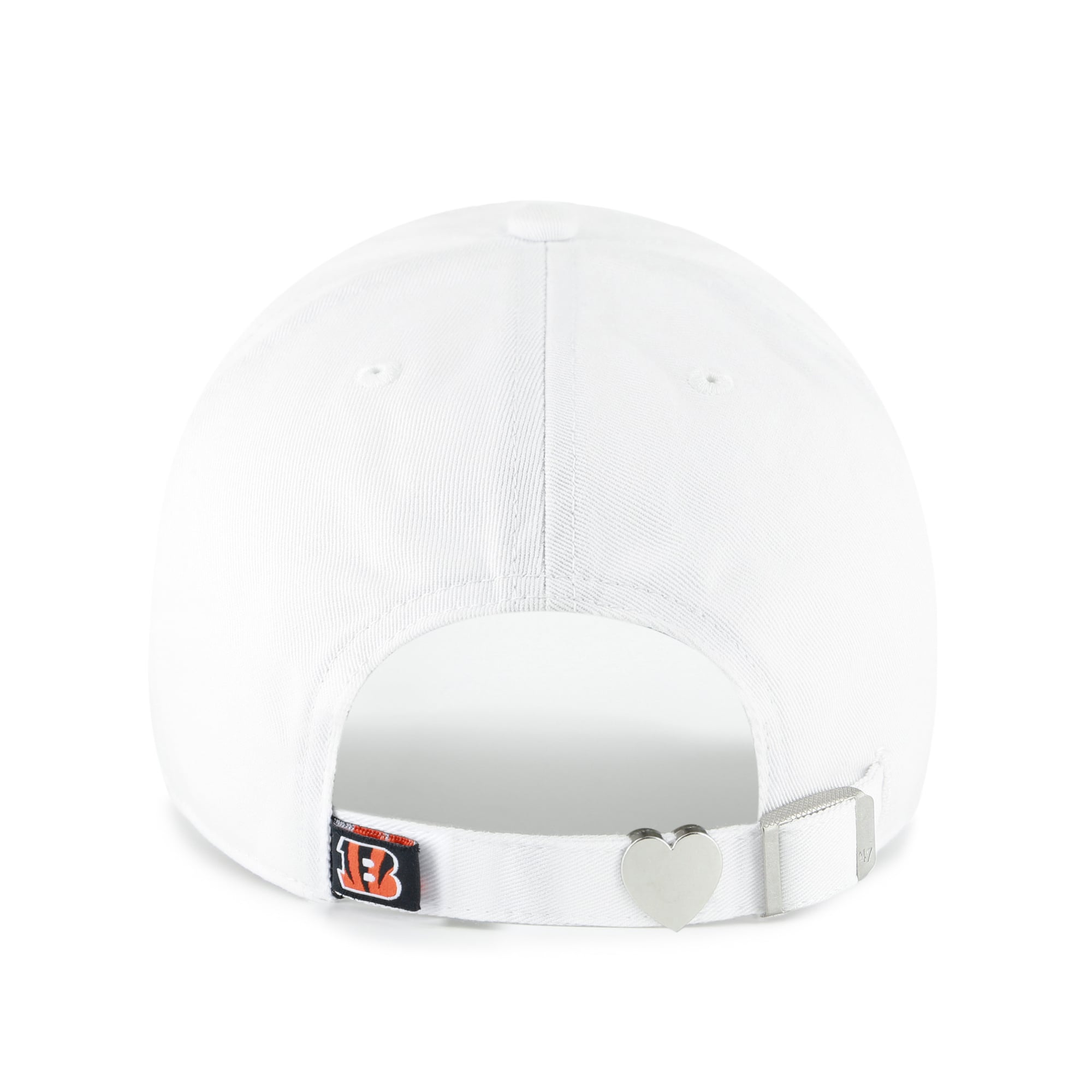 Women's '47 White Cincinnati Bengals Trendy Script Clean Up Adjustable Hat