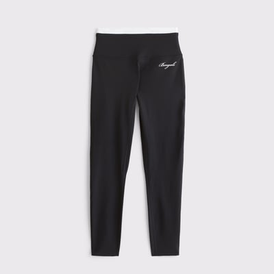 Cincinnati Bengals Abercrombie & Fitch Women's YPB studioFLEX 7/8-Length Legging - Black