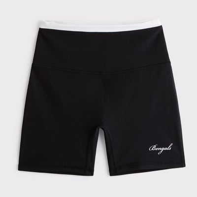 Cincinnati Bengals Abercrombie & Fitch Women's YPB studioFLEX Bike Short - Black