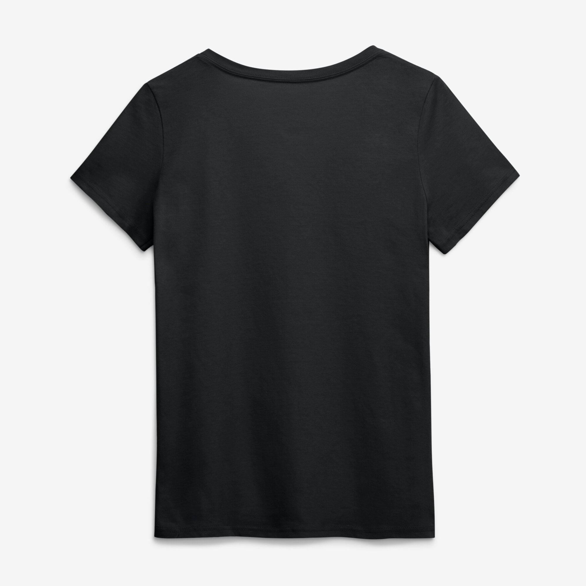 T-shirt à col en V noir logo principal des Bengals de Cincinnati pour femmes