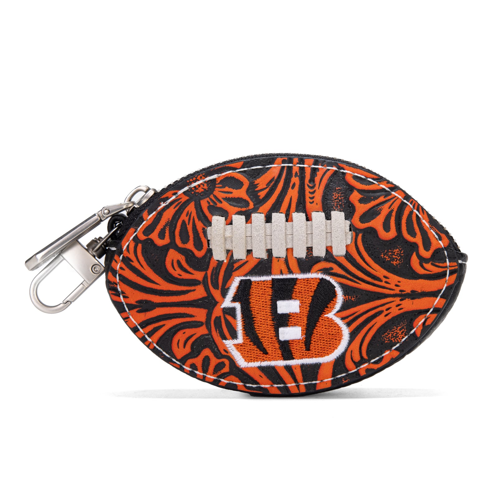 Porte-clés de sac pour femme Montana West Cincinnati Bengals Football