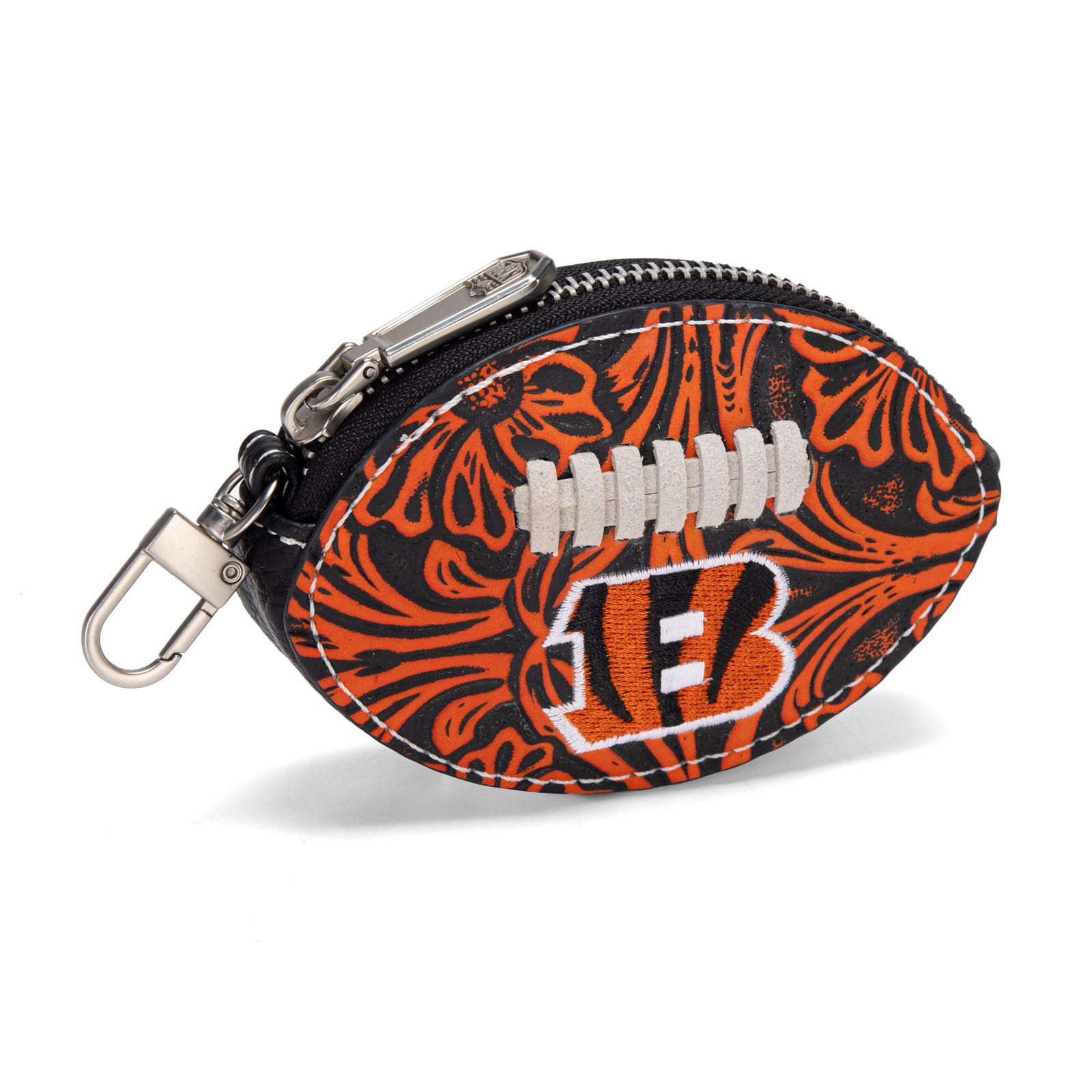 Porte-clés de sac pour femme Montana West Cincinnati Bengals Football