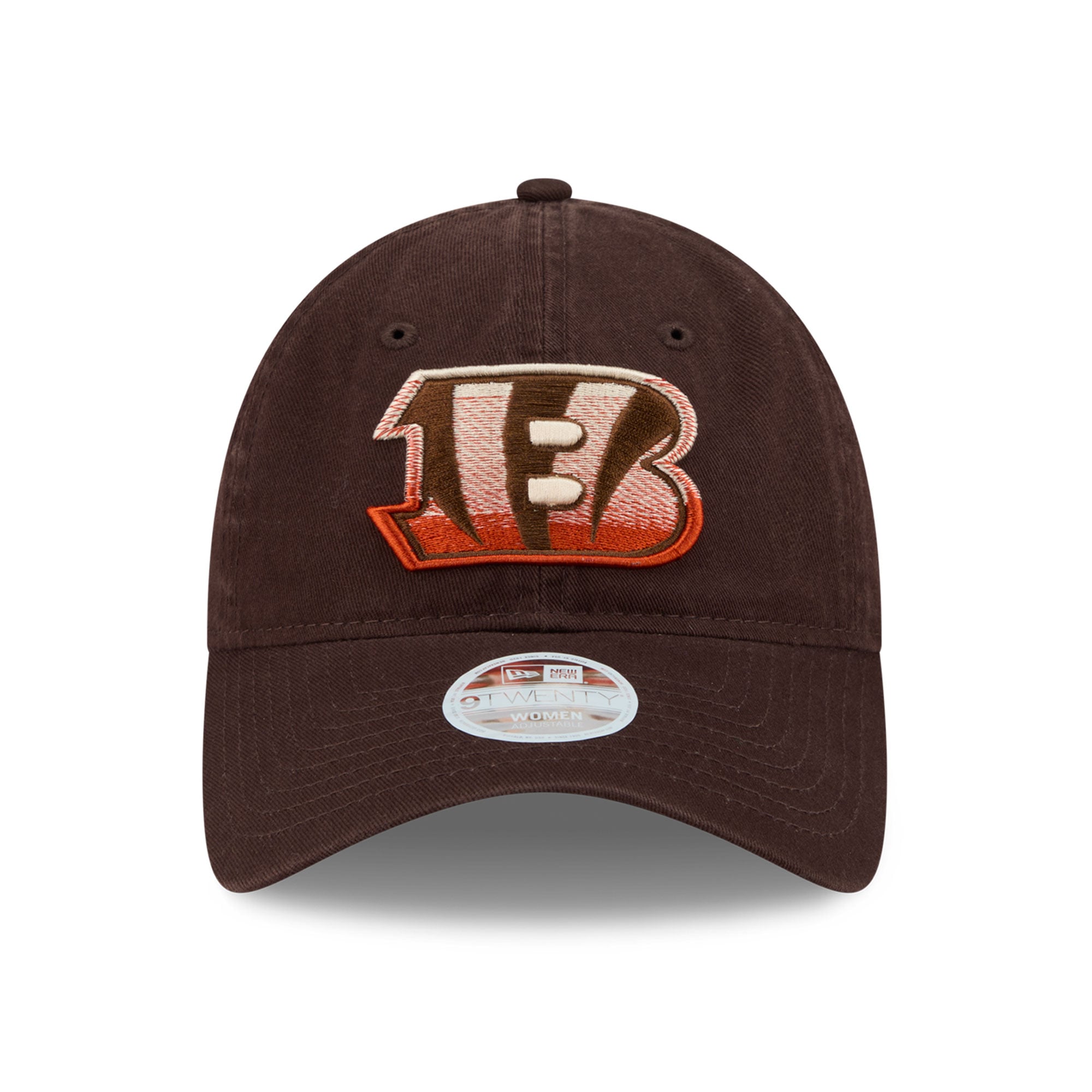 Women's New Era Brown Cincinnati Bengals Pumpkin Spice 9TWENTY Adjustable Hat