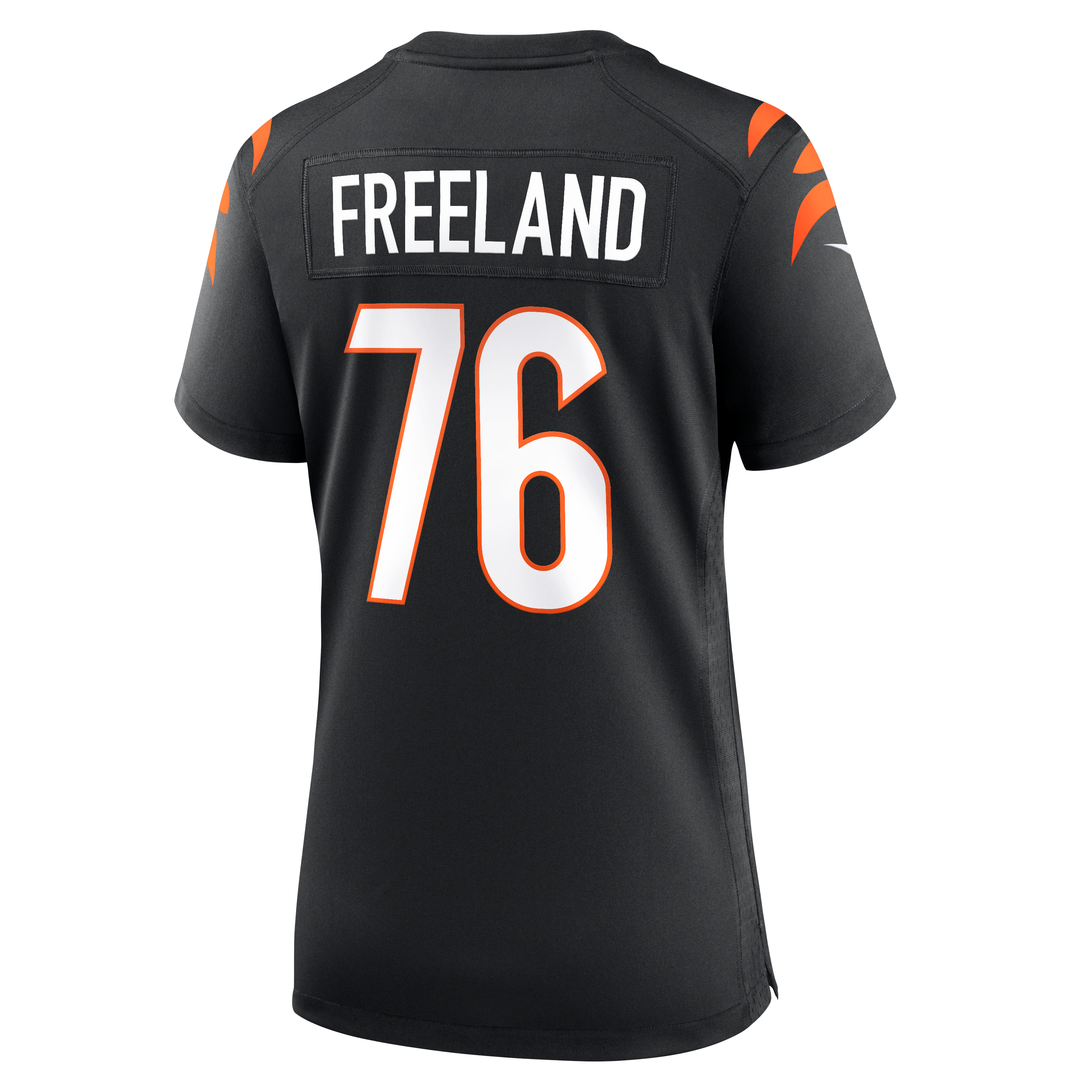 Maillot de match Nike Blake Freeland noir pour femme, équipe des Bengals Cincinnati