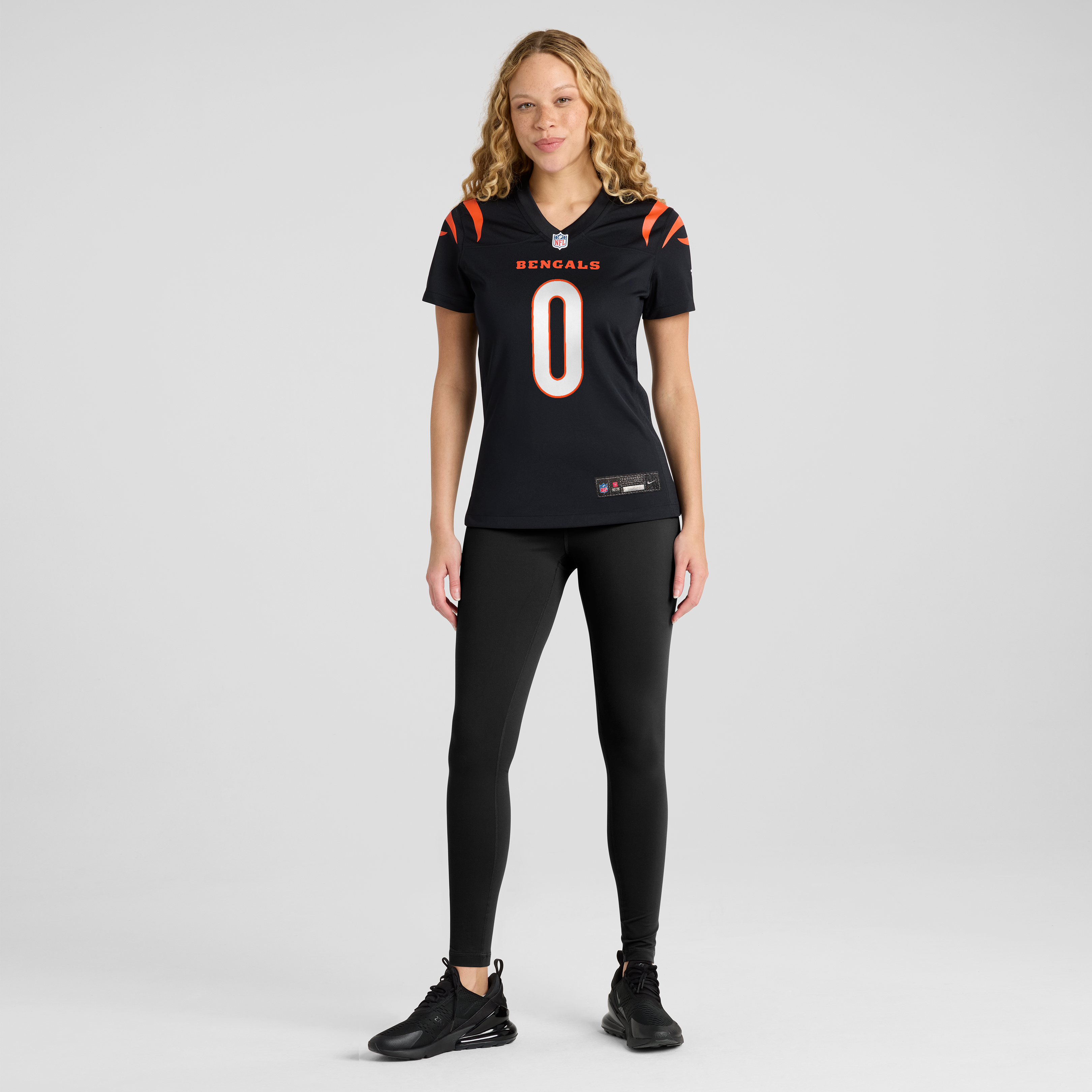 Women's Nike DJ Turner II Black Cincinnati Bengals Team Game Jersey