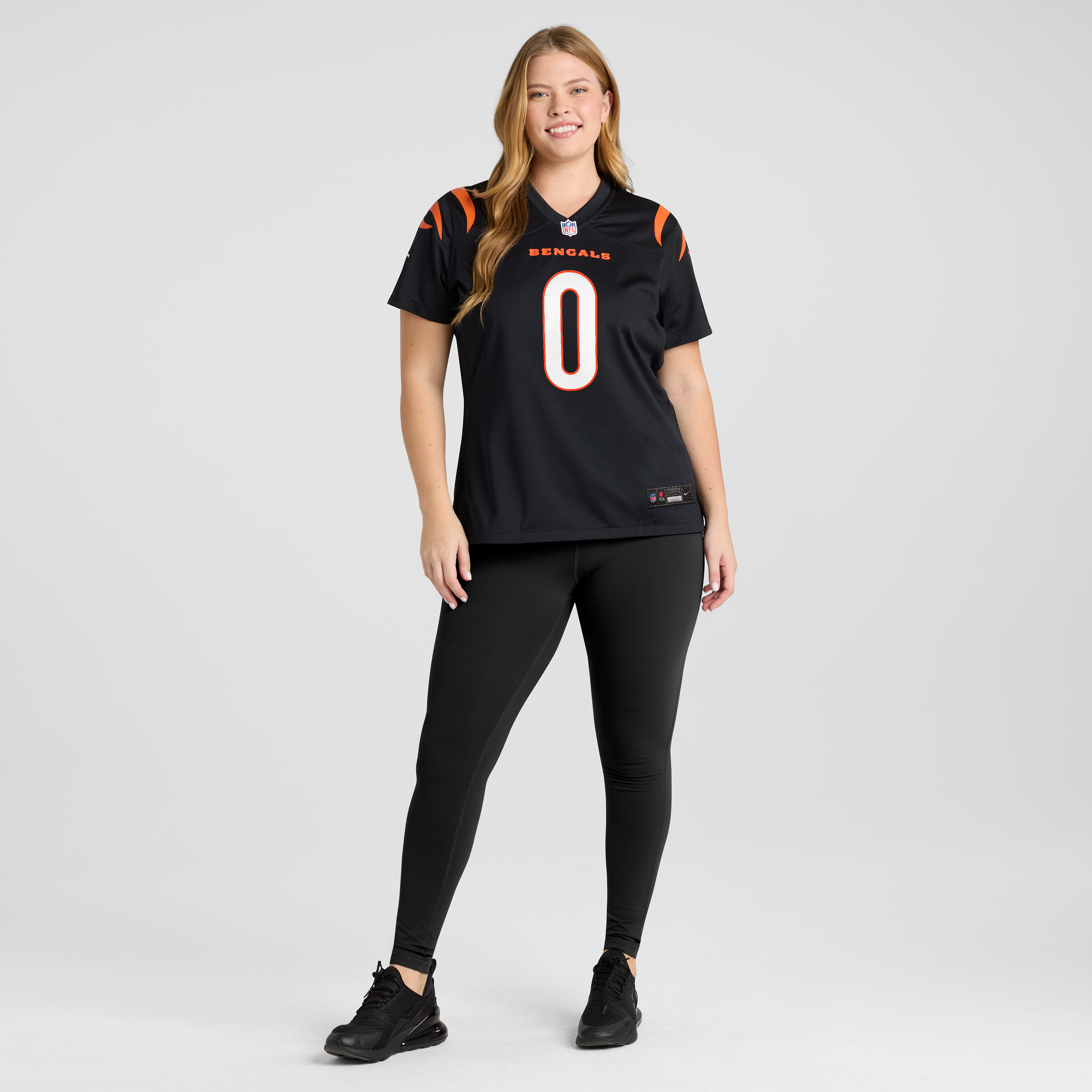 Women's Nike DJ Turner II Black Cincinnati Bengals Team Game Jersey