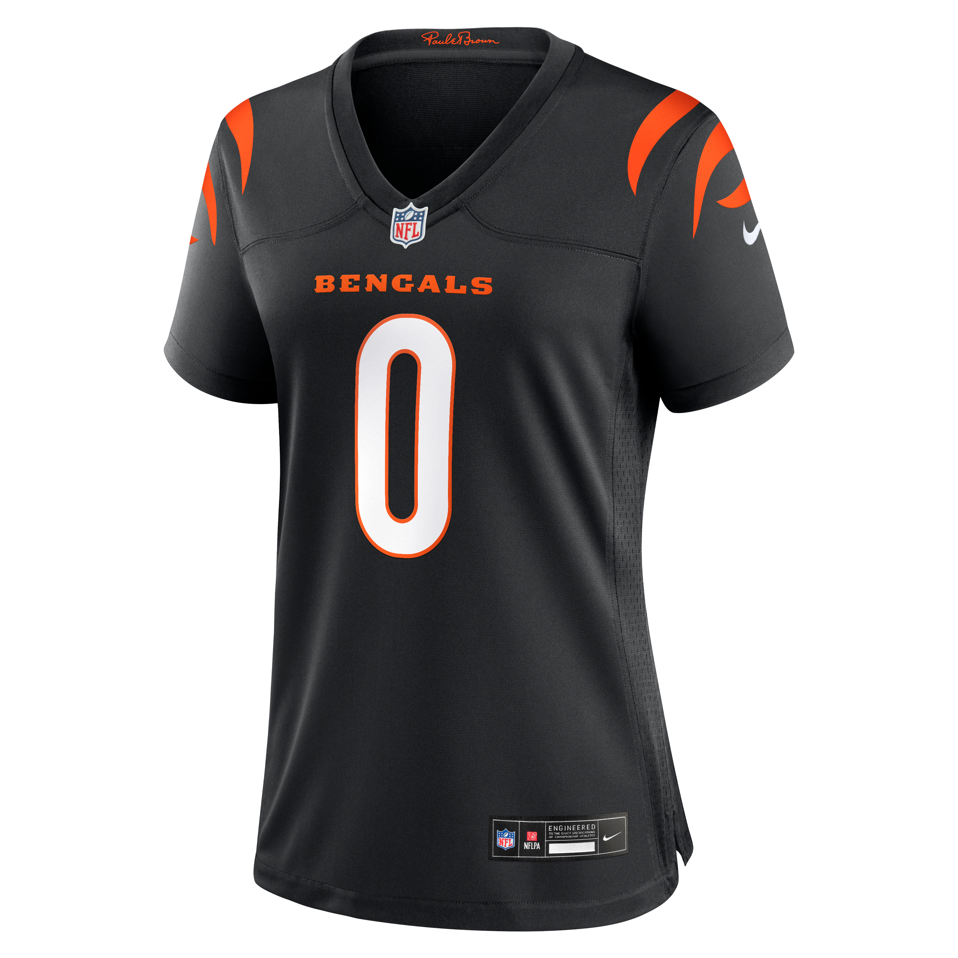 Women's Nike DJ Turner II Black Cincinnati Bengals Team Game Jersey