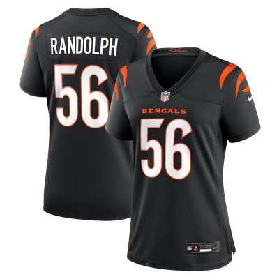 Garmon Randolph Cincinnati Bengals Nike Women's Team Game Jersey - Black
