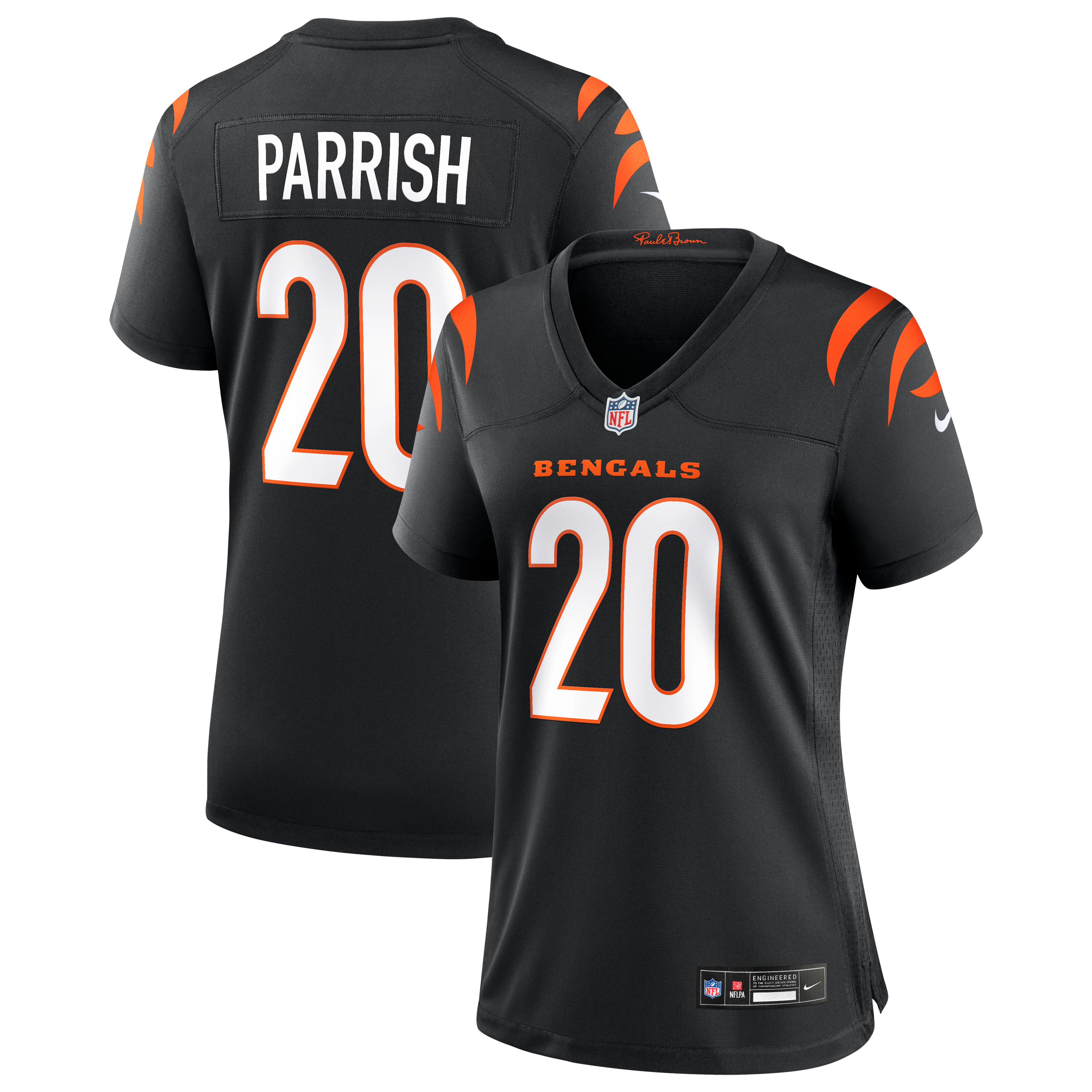 Women's Nike Lemar Parrish Black Cincinnati Bengals Team Retired Game Jersey